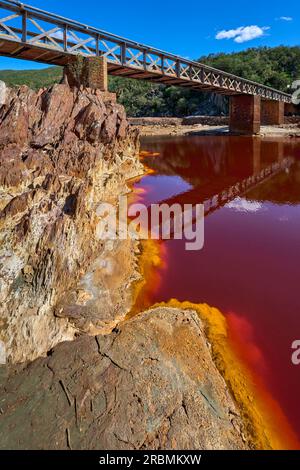 adventure, alone, andalucia, andalusia, background, bicycle, bridge, canyon, cliff, colorful, copper, cycling, cyclist, desert, e bike, ebike, electri Stock Photo