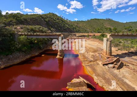 adventure, alone, andalucia, andalusia, background, bicycle, bridge, canyon, cliff, colorful, copper, cycling, cyclist, desert, e bike, ebike, electri Stock Photo