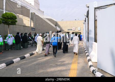 Medinah, Saudi Arabia - December 22, 2022: Quba Mosque. The first mosque in Islam. It was founded by the Prophet Muhammad (peace be upon him) in 622 A Stock Photo