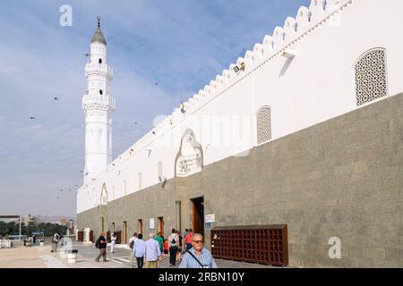 Medinah, Saudi Arabia - December 22, 2022: Quba Mosque. The first mosque in Islam. Stock Photo