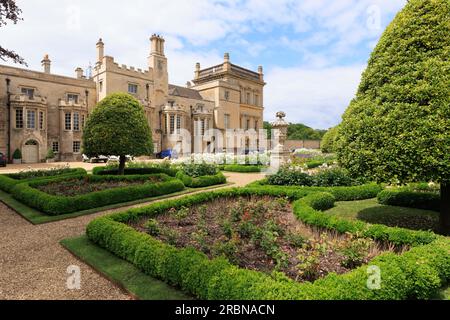 Grimsthorpe castle and gardens in Lincolnshire Stock Photo