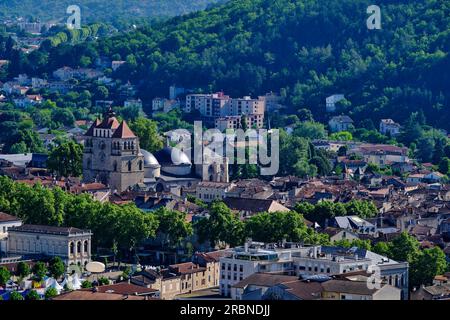 France, Lot (46), Cahors, Saint-Etienne cathedral, listed as World Heritage by UNESCO Lot valley, Quercy Stock Photo