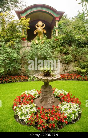 The National trust Biddulph Grange gardens at Biddulph Staffordshire Stock Photo