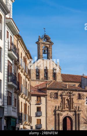 Church of San Martin Bell Gable - Salamanca, Spain Stock Photo