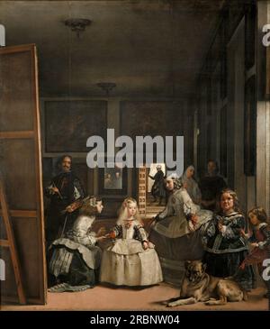 Las Meninas - Oil on canvas 320,5 x 281.5 cm - Velázquez Diego