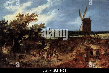 Summer 1614 by Adriaen van de Venne Stock Photo