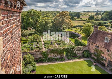 Garden Room in Sissinghurst Castle Garden, Cranbrook, Kent, England Stock Photo