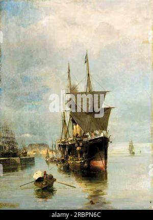 Konstantinos Volanakis - Disembarkation Stock Photo - Alamy