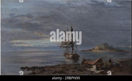 Konstantinos Volanakis - Greek Frigate Anchor Stock Photo - Alamy