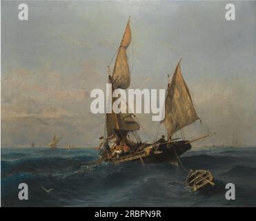 Konstantinos Volanakis - Fishing Boat Choppy Waters Stock Photo - Alamy