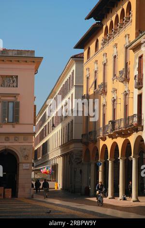 Piazza della Repubblica Novara Piedmont Italy Europe Stock