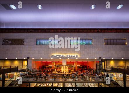 Battersea, London, UK: Control Room B, a restaurant and bar at Battersea Power Station now redeveloped as a shopping and leisure destination Stock Photo