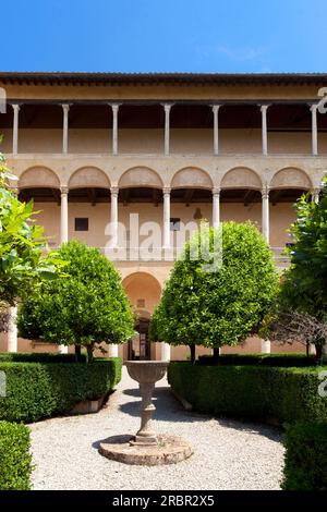 Palazzo Piccolomini, Pienza, Tuscany, Italy Stock Photo