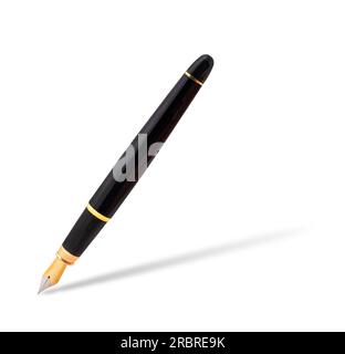 Fountain pen  isolated on white background Stock Photo