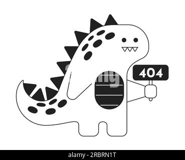 No Internet Dinosaur Game Vector Illustration Stock Vector - Illustration  of cartoon, document: 243743788