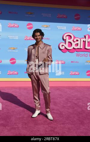 Los Angeles, California, USA 9th July 2023 Actor Solo Mariduena attends Warner Bros. Pictures World Premiere of ÔBarbieÕ at Shrine Auditorium on July 9, 2023 in Los Angeles, California, USA. Photo by Barry King/Alamy Stock Photo Stock Photo