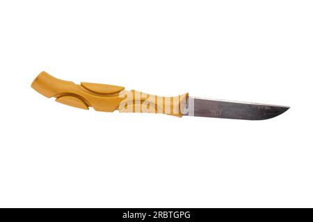 carving knife isolate on white background. Stock Photo