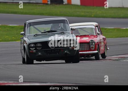 Steve Monk, Alfa Romeo Giulia Berlina, An event featuring two distinct grids, HRDC Dunlop Allstars for pre-1966 Sports, GT and Touring Cars. The Allst Stock Photo