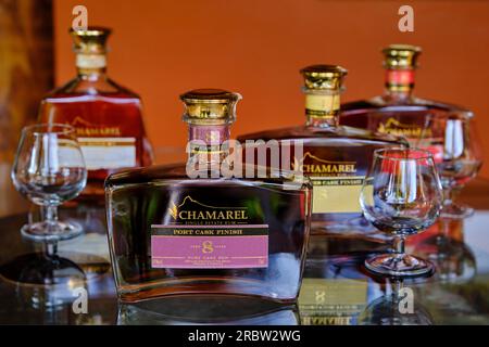 Mauritius, South West Coast, Black River District, Chamarel, Rum factory of Chamarel Stock Photo