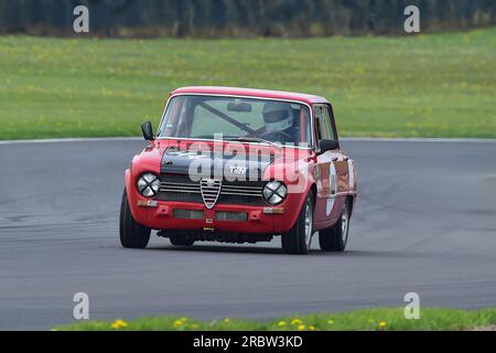 David Churchill, Alfa Romeo Giulia Ti, An event featuring two distinct grids, HRDC Dunlop Allstars for pre-1966 Sports, GT and Touring Cars. The Allst Stock Photo