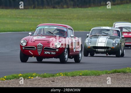 Ciprian Nistorica, Alfa Romeo Giulia Spider, An event featuring two distinct grids, HRDC Dunlop Allstars for pre-1966 Sports, GT and Touring Cars. The Stock Photo