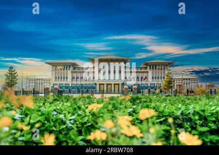 Kulliye building in the evening, Ankara, Turkey Stock Photo