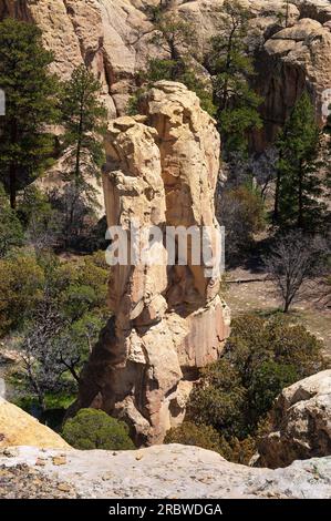 El Morro National Monument in New Mexico Stock Photo