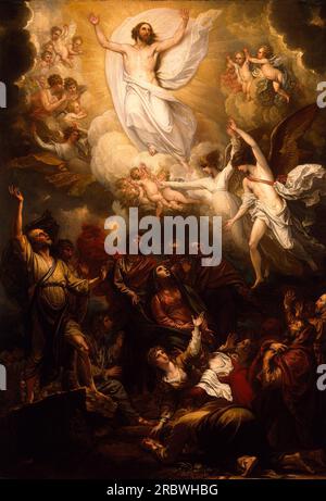 The Ascension 1801 by Benjamin West Stock Photo