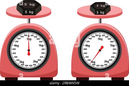 Weight Balance Scale 3kg Weight Stone And Tomatto Equal Balance Measuring  Vector Illustration Balance Measure Symbol Icon Isolated On White  Background Stock Illustration - Download Image Now - iStock