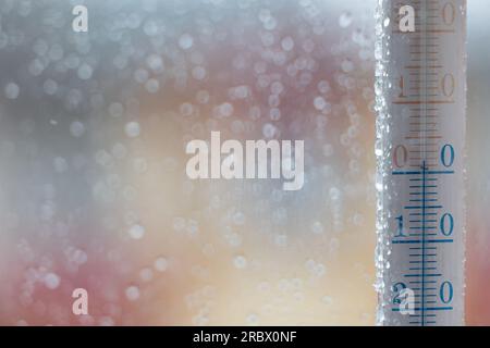 Thermometer Outside The Window Shows Very High Temperature Stock Photo -  Download Image Now - iStock