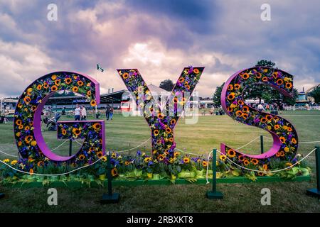 Harrogate, UK. 11th July, 2023. Great Yorkshire Showground, Railway Road, Harrogate, North Yorkshire General view during the 164th Great Yorkshire Show 2023 Credit: Touchlinepics/Alamy Live News Stock Photo