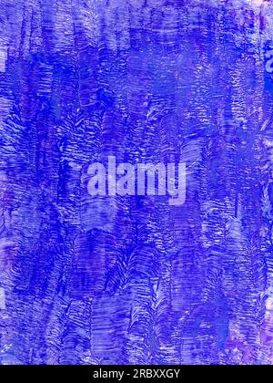 Colorful abstract wide brush painted textured background. Blue. Stock Photo