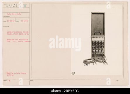 First Bt Switchboard Image of a Camp Telephone Switchboard used by the Signal Corps of the U ...