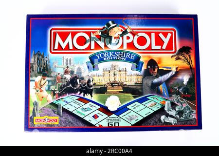 Collectable Yorkshire Monopoly Edition board game Stock Photo