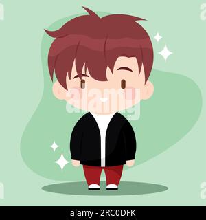 Cute anime boy south korean Wallpapers Download | MobCup