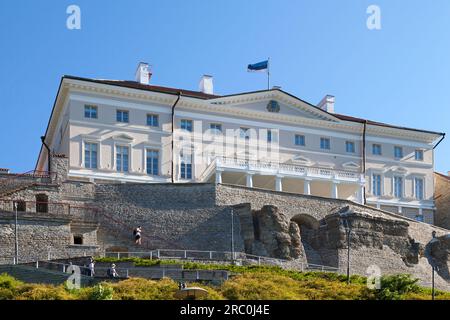 Tallinn, Estonia - June 16 2019: The Stenbock House is housing the Government of the Republic of Estonia and the State Chancellery. Stock Photo