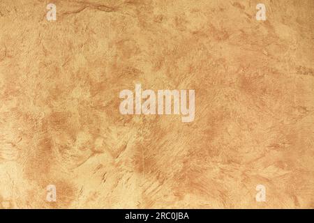 Brown abstract background with place for text, texture pearl brown background for design, text, advertising, decorative plaster texture for walls. Stock Photo