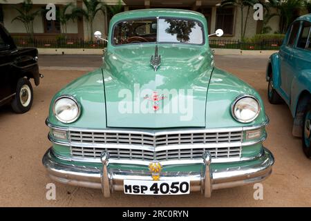 CHENNAI - INDIA - JULY 24, 2011: Chrysler (retro vintage car) on Herit Stock Photo