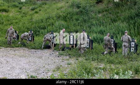 Zeroing Rifles on Range Stock Photo - Alamy