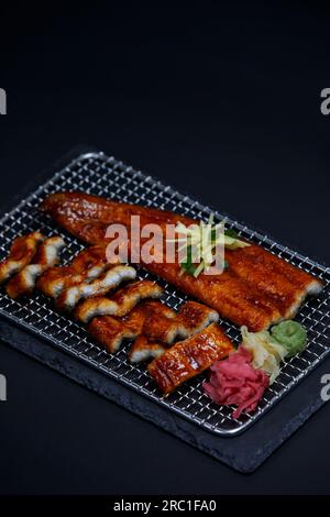 korean traditional food, grilled eel Stock Photo