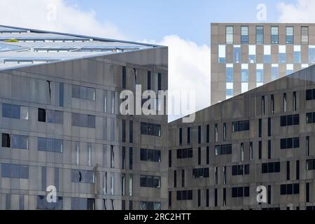 Liverpool, united kingdom May, 16, 2023 abstract  modern buildings on the Mann Island complex in Liverpool Stock Photo