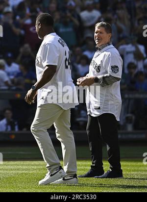 KEN GRIFFEY JR.(Seattle Mariners) 1997.k9033jw. © Jerry Wachier/Globe  Photos/ZUMA Wire/ZUMA Wire/Alamy Live News Stock Photo - Alamy