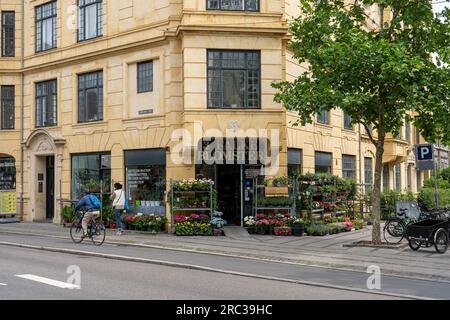 Flower Store in Frederiksberg, Denmark Stock Photo