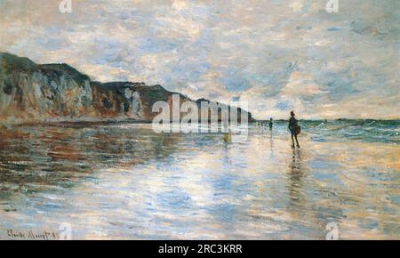 Low Tide at Pourville 1882 by Claude Monet Stock Photo