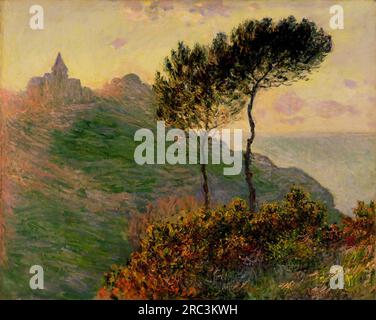 The Church at Varengeville 1882 by Claude Monet Stock Photo - Alamy
