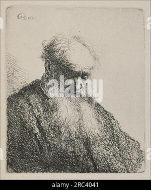 Rembrandt - Portrait of an old man with beard and beret - Schloss ...