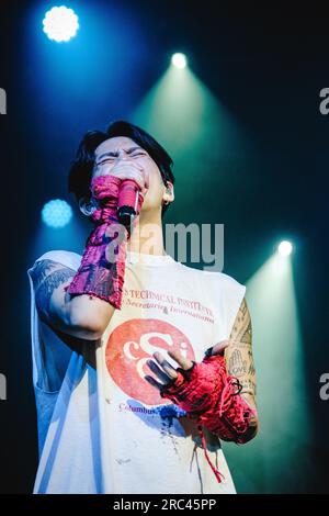 The Japanese rock band ONE OK ROCK performs a live concert at X