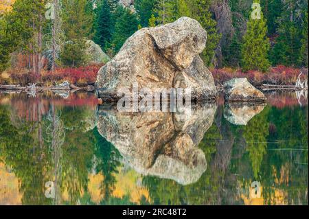 String Lake in Grand Tetons National Park Stock Photo