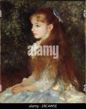 Mademoiselle Irène Cahen d'Anvers (Little Irene) 1880 by Pierre-Auguste Renoir Stock Photo