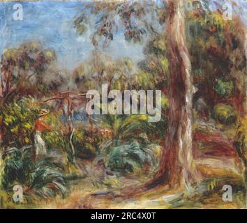 The large tree by Pierre-Auguste Renoir Stock Photo